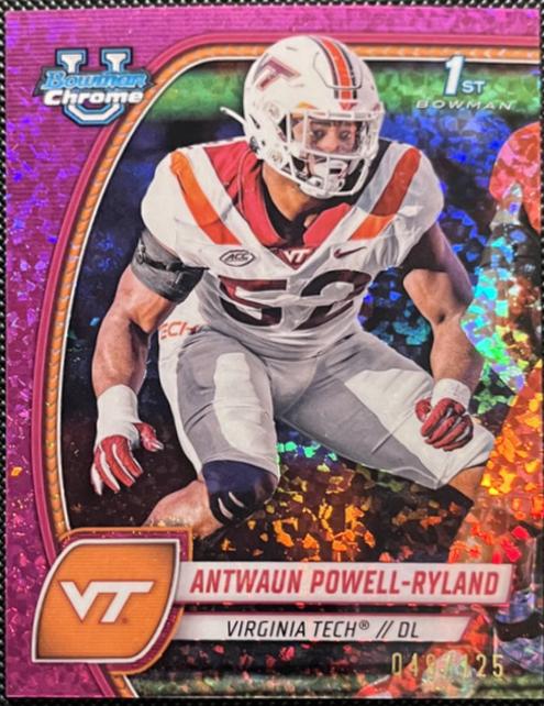 Antwaun Powell-Ryland [Fuchsia Mini Diamond Refractor] #15