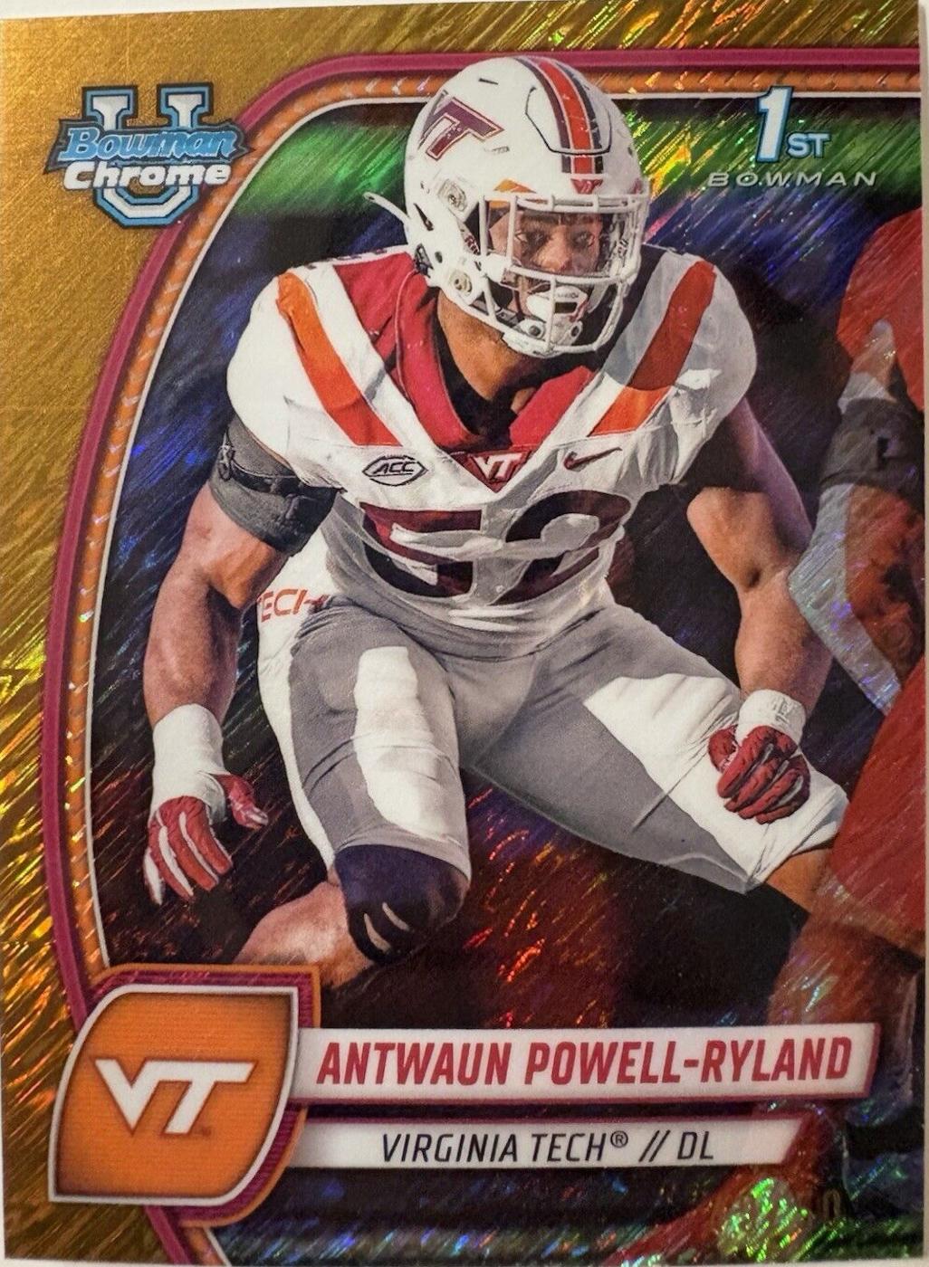 Antwaun Powell-Ryland [Shimmer Gold Refractor] #15