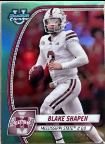 Blake Shapen [Aqua Refractor] #22