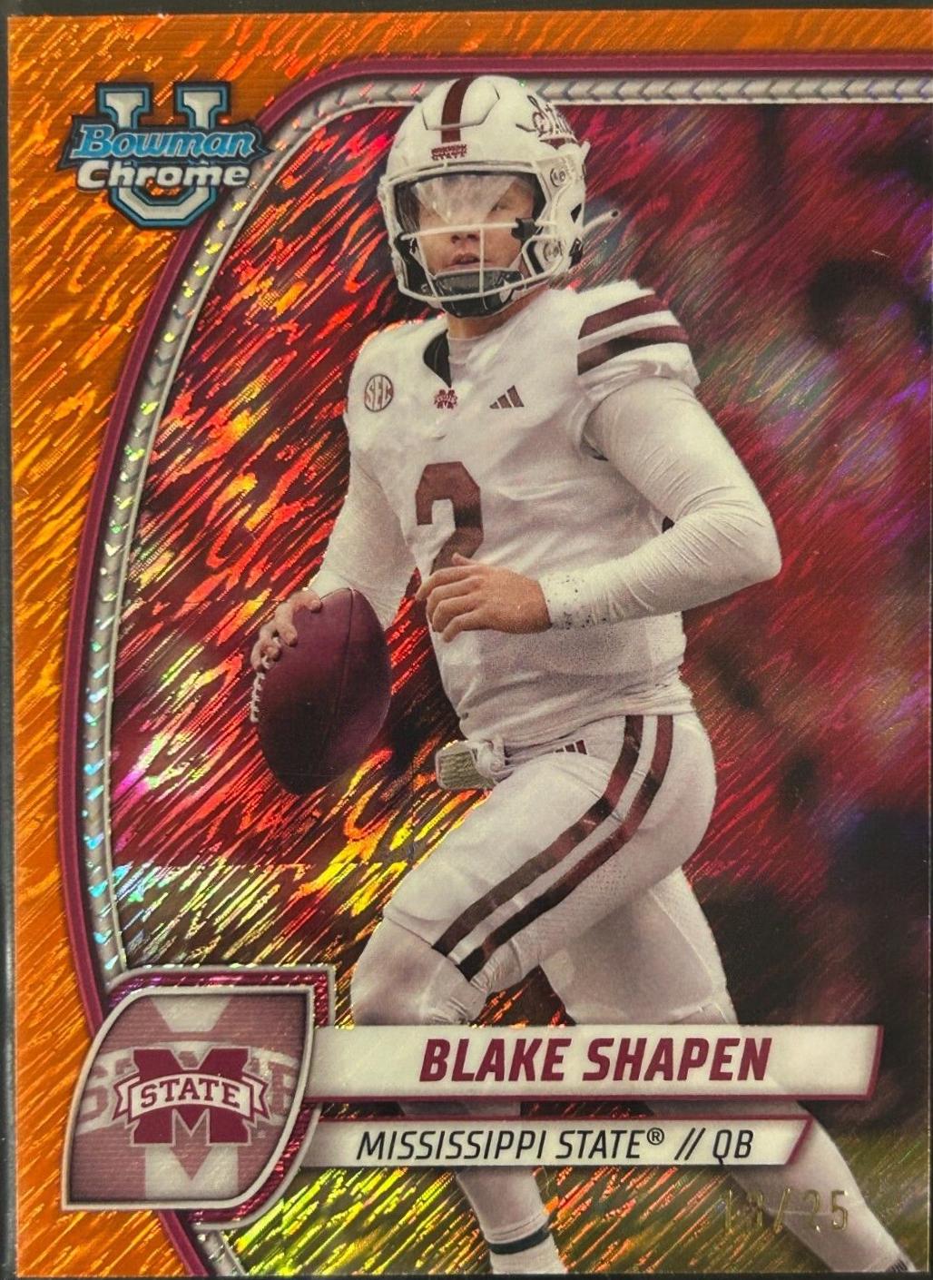 Blake Shapen [Orange Refractor] #22