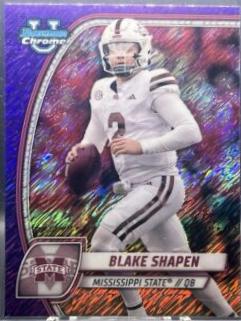 Blake Shapen [Shimmer Purple Refractor] #22