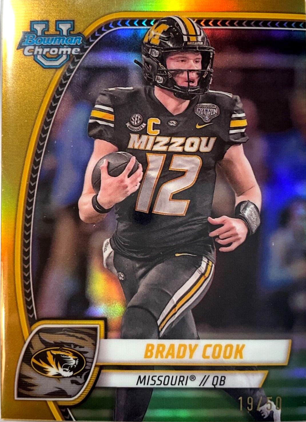 Brady Cook [Gold Refractor] #1