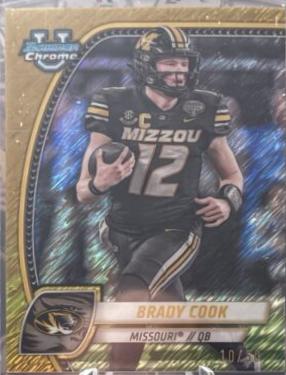 Brady Cook [Shimmer Gold Refractor] #1