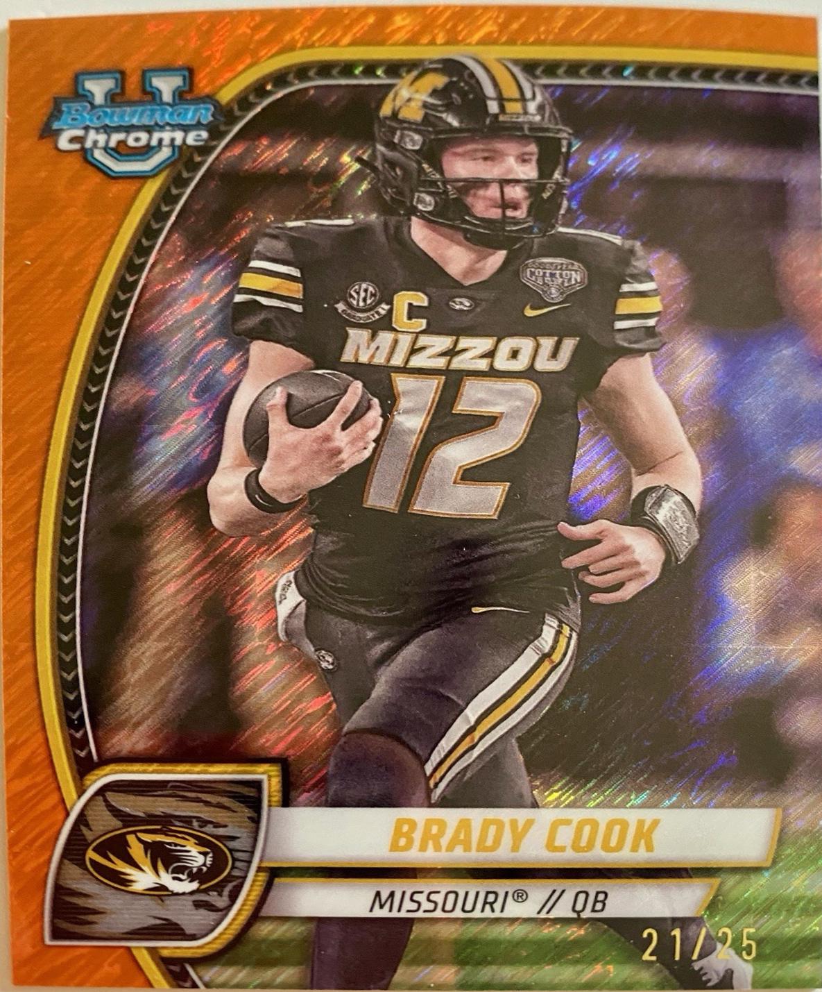Brady Cook [Shimmer Orange Refractor] #1