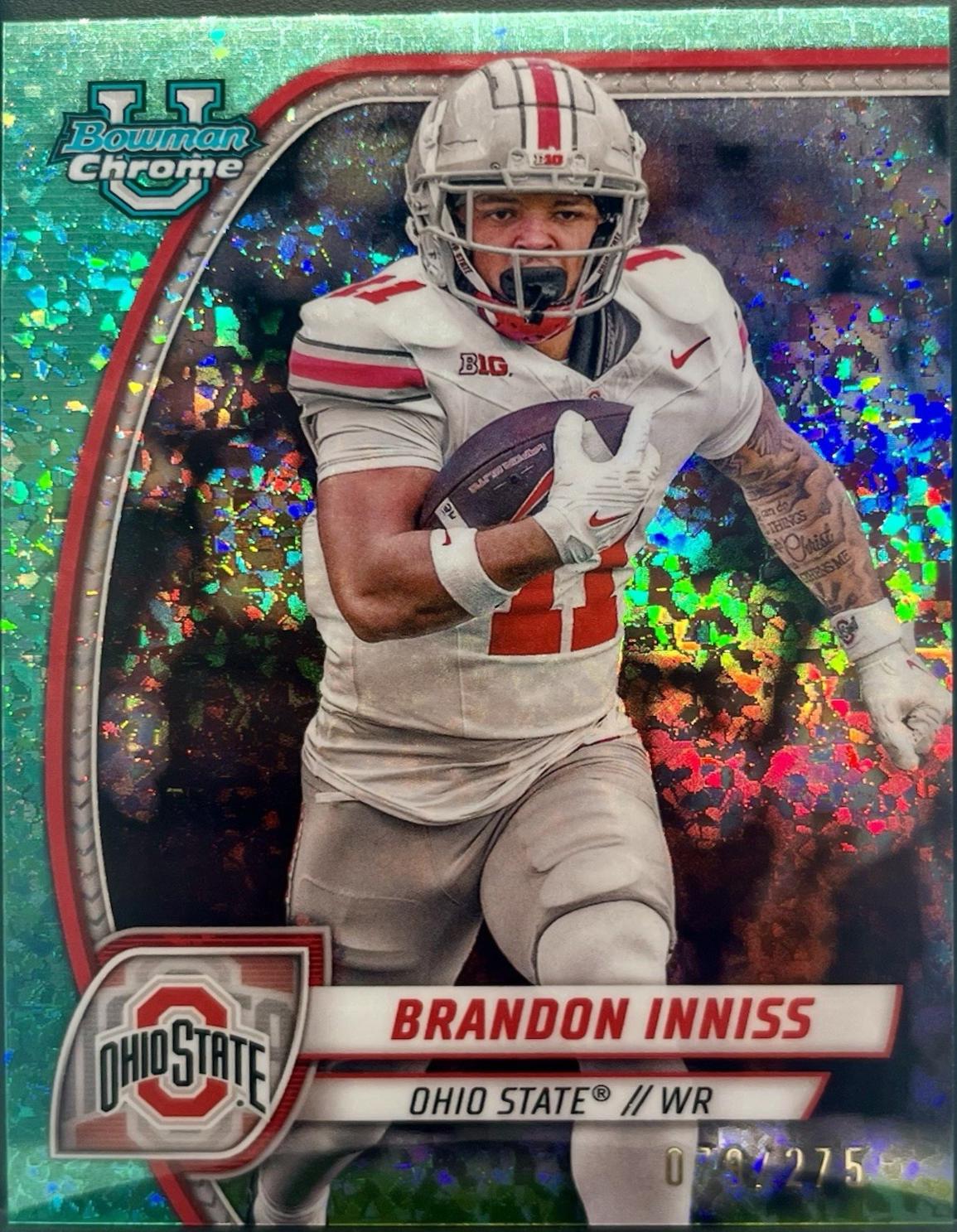 Brandon Inniss [Aqua Mini Diamond Refractor] #23