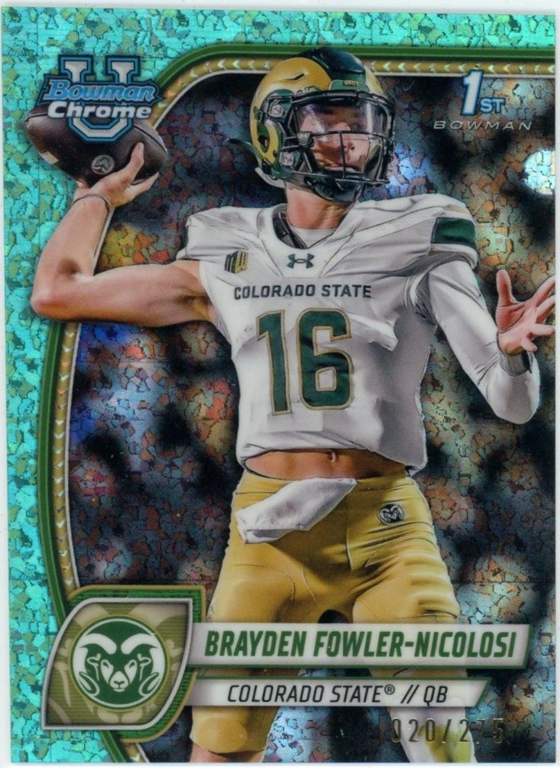 Brayden Fowler-Nicolosi [Aqua Mini Diamond Refractor] #24