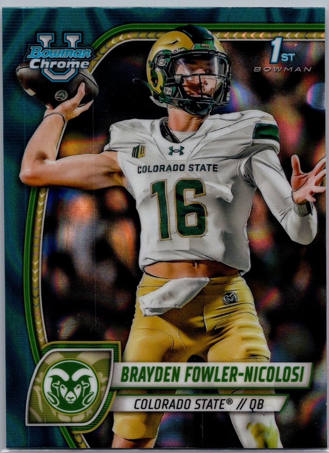 Brayden Fowler-Nicolosi [Teal Lava Refractor] #24