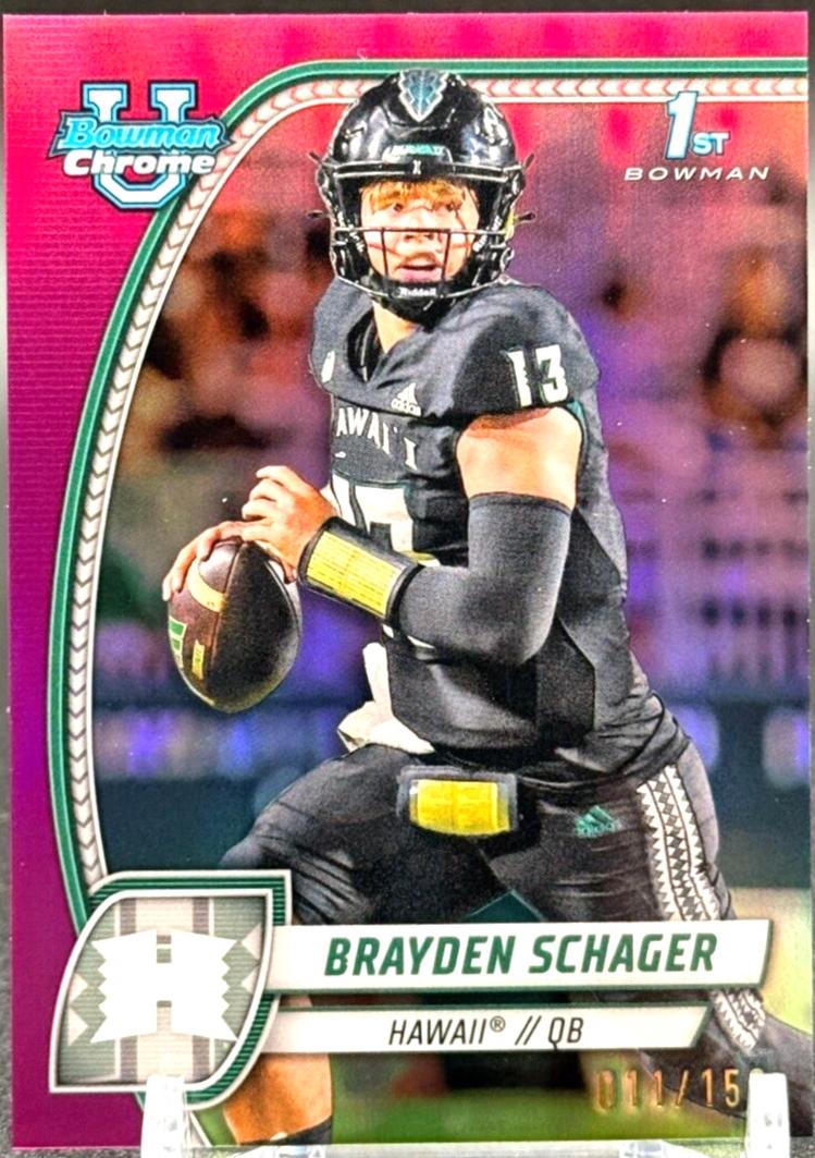 Brayden Schager [Fuchsia Refractor] #25