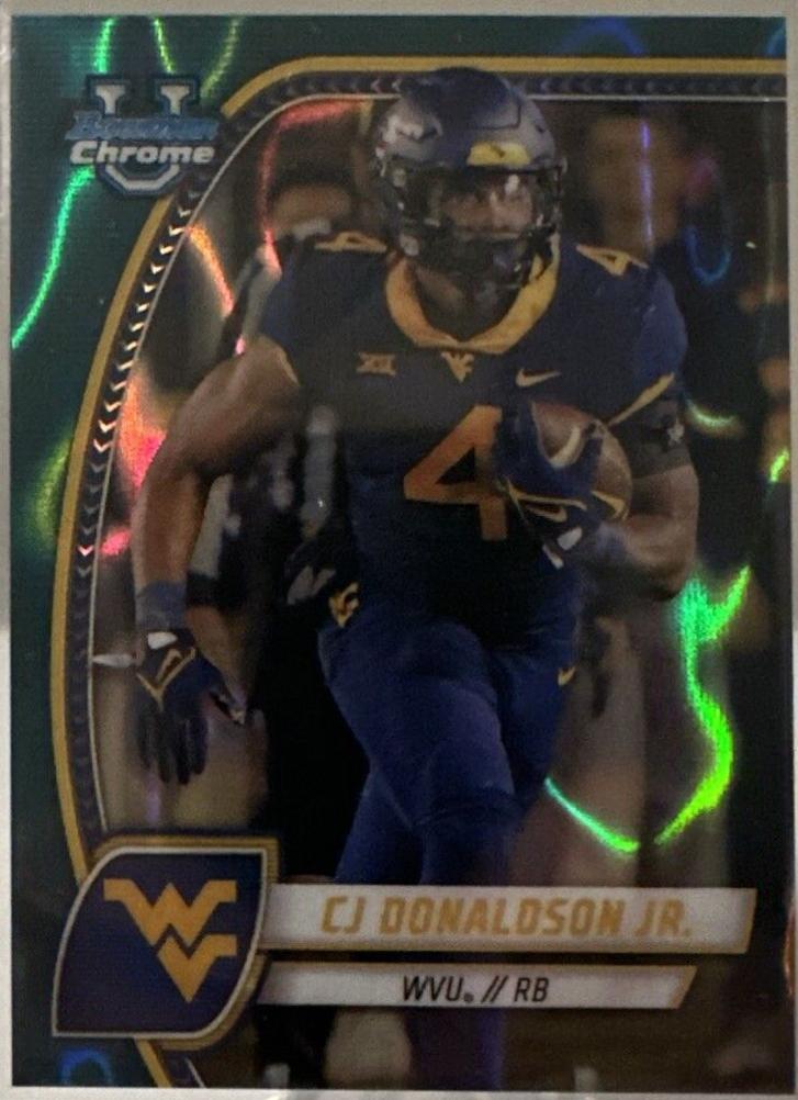 CJ Donaldson Jr. [Teal Lava Refractor] #43