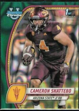 Cameron Skattebo [Teal Lava Refractor] #37
