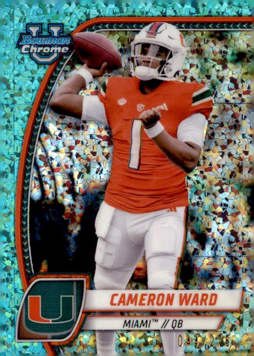Cameron Ward [Aqua Mini Diamond Refractor] #38