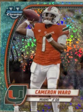 Cameron Ward [Aqua Refractor] #38