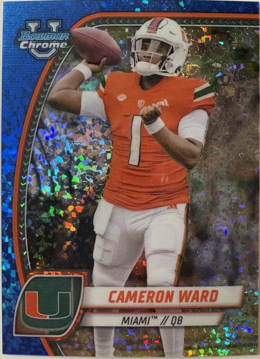 Cameron Ward [Blue Mini Diamond Refractor] #38