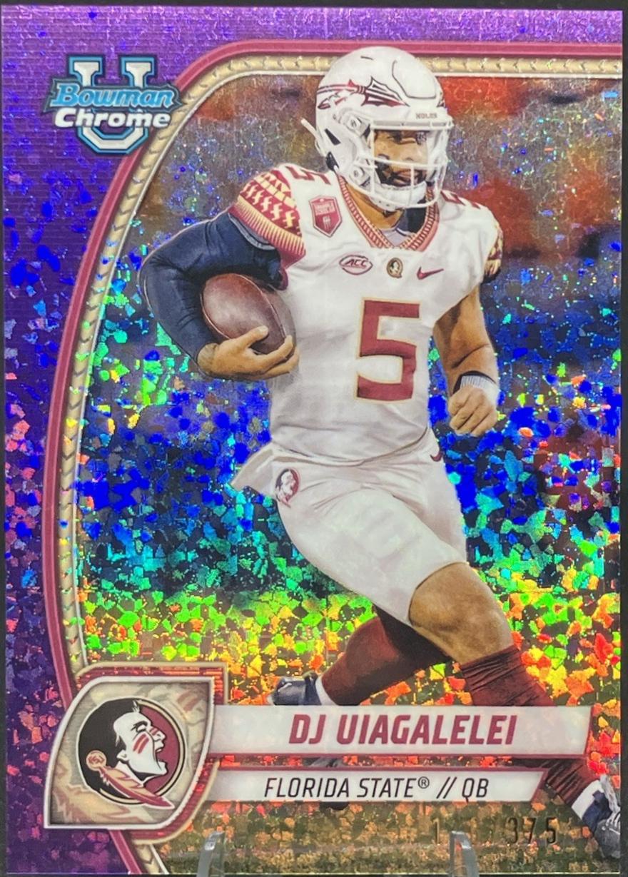 DJ Uiagalelei [Purple Mini Diamond Refractor] #48