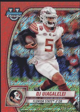 DJ Uiagalelei [Shimmer Orange Refractor] #48