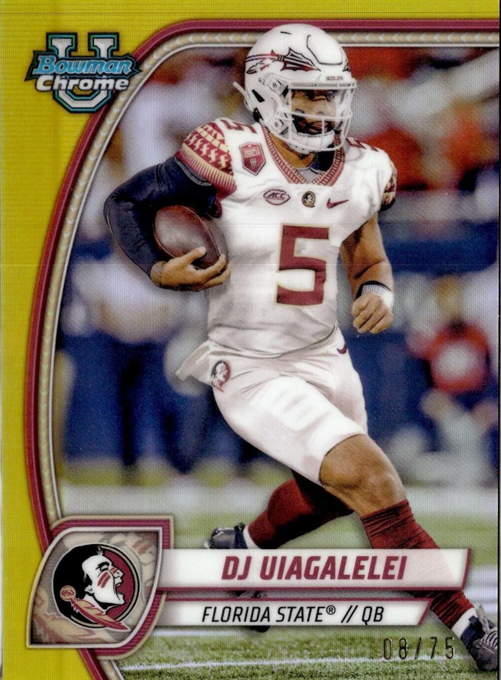 DJ Uiagalelei [Yellow Refractor] #48
