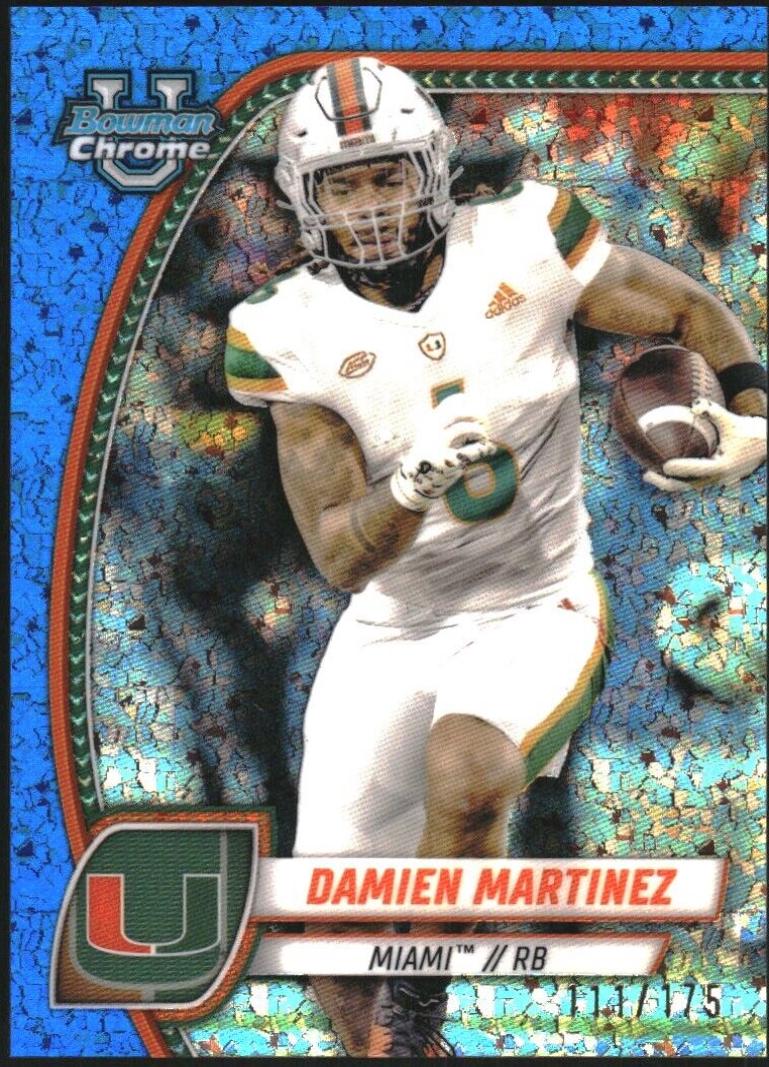 Damien Martinez [Blue Mini Diamond Refractor] #49