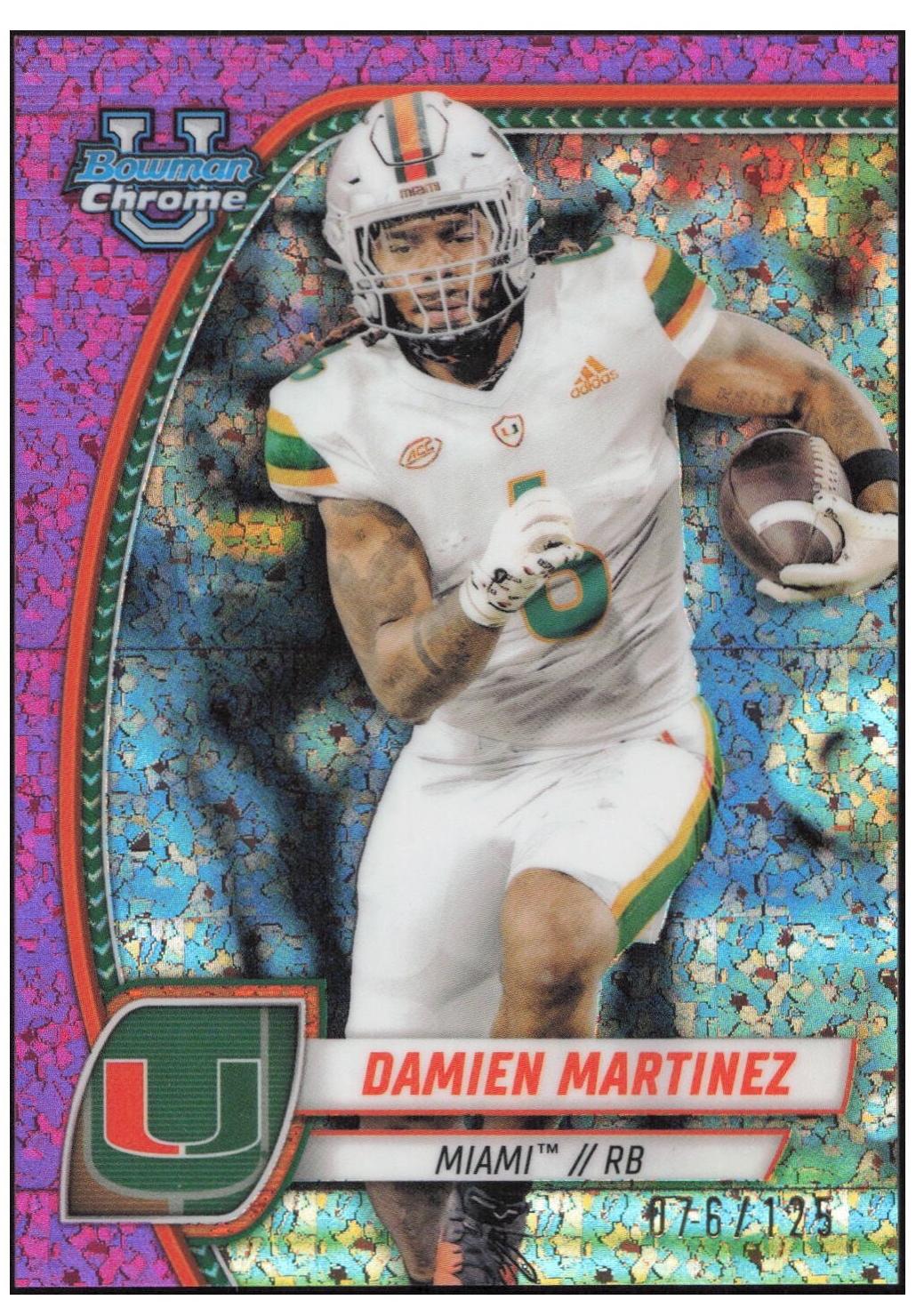 Damien Martinez [Fuchsia Mini Diamond Refractor] #49