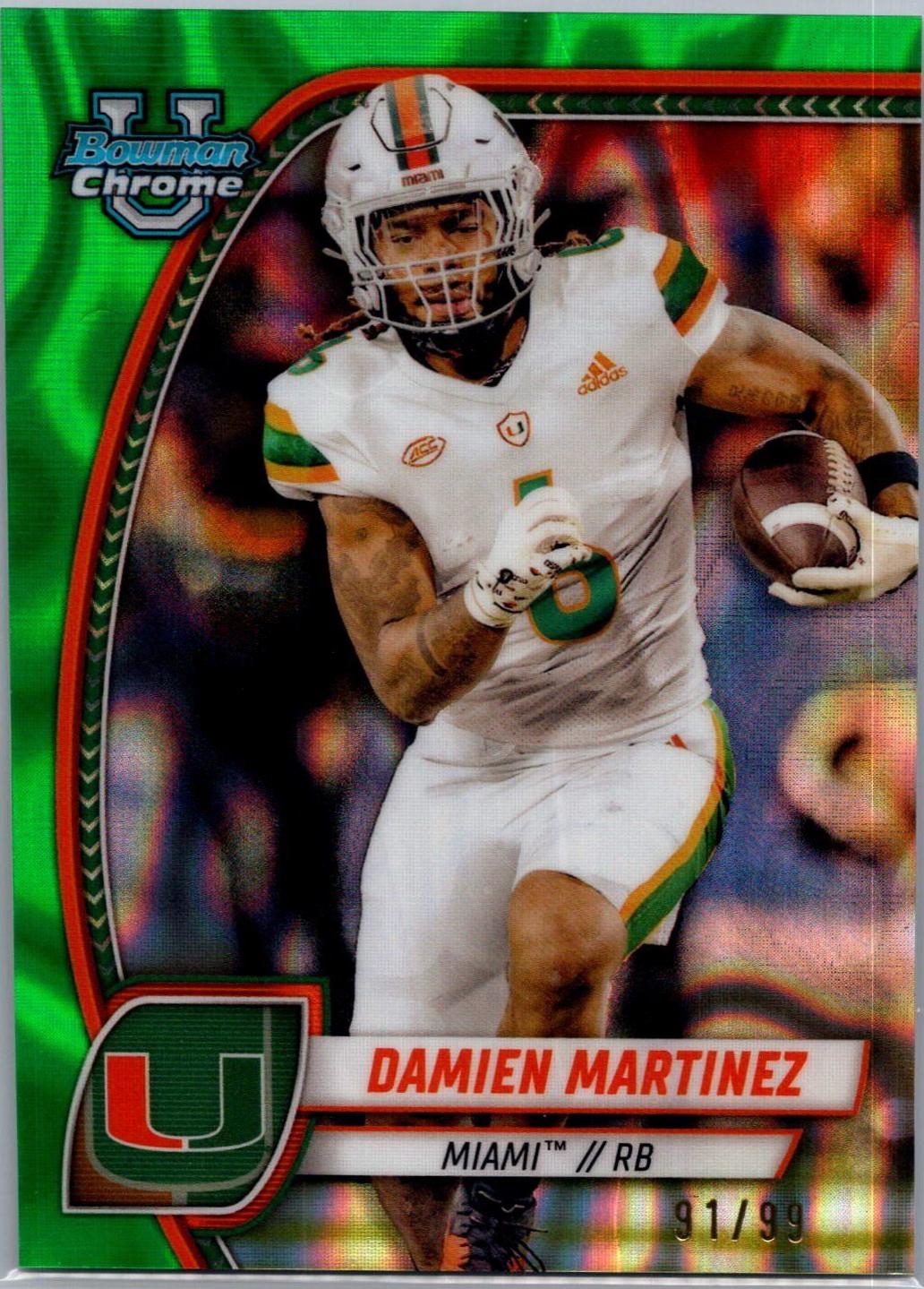Damien Martinez [Green Lava Refractor] #49