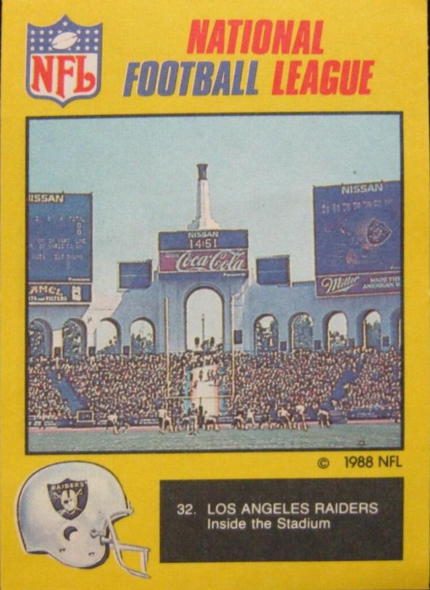 Los Angeles Raiders [Cardboard] #32