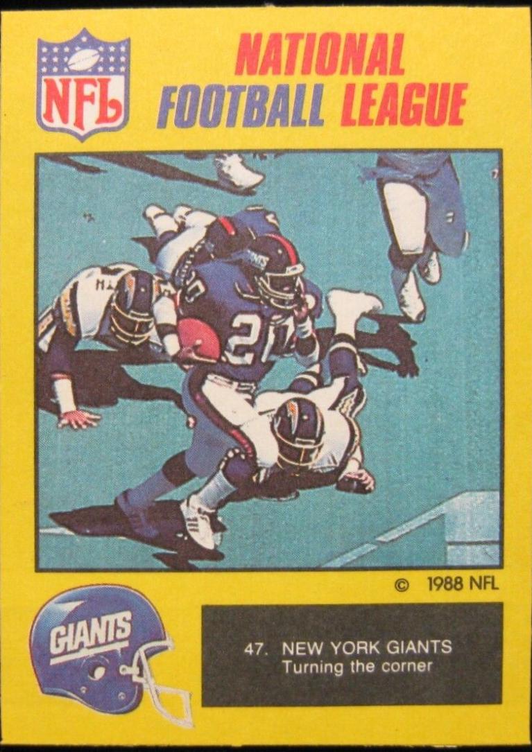 New York Giants [Cardboard] #47