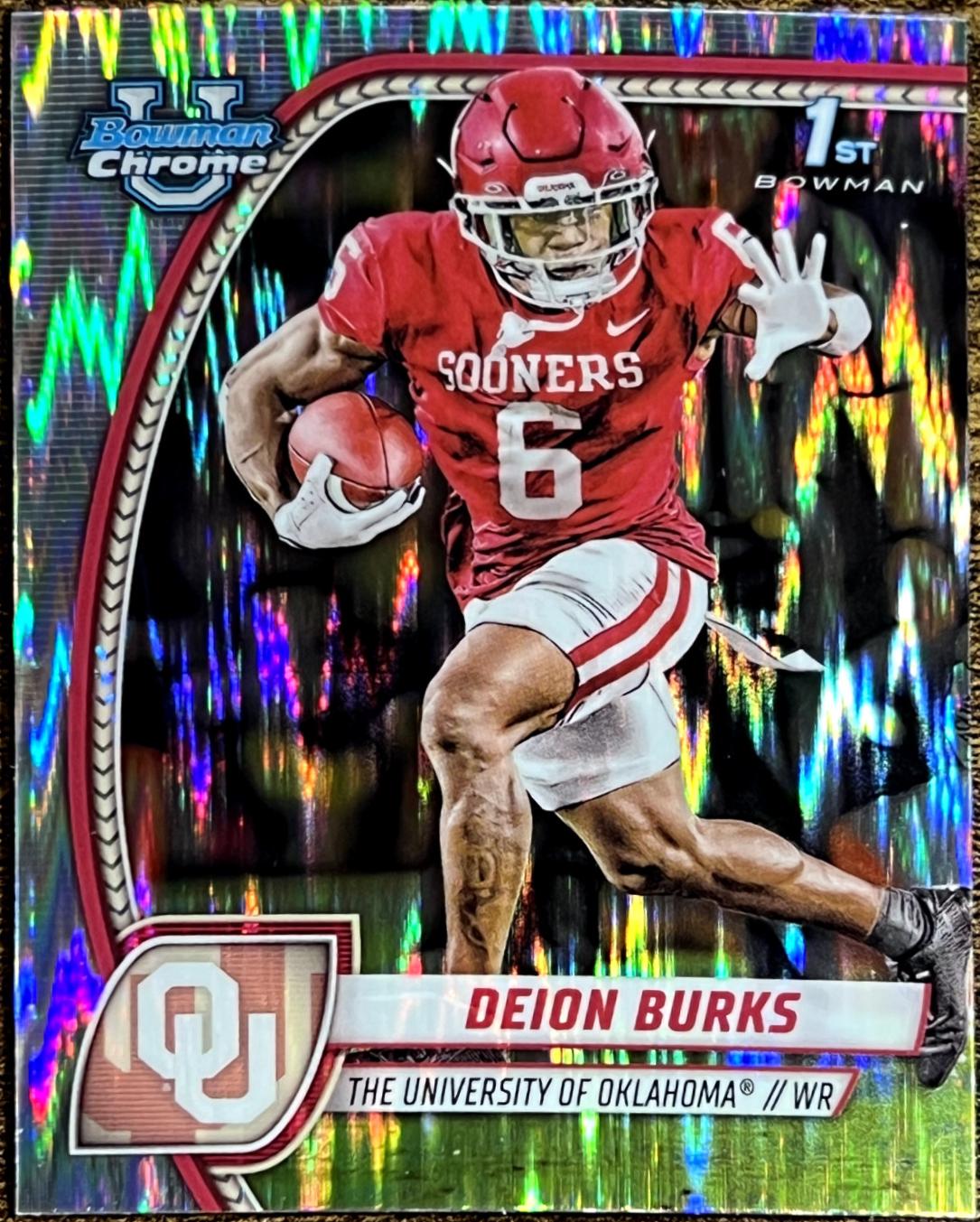 Deion Burks [Stealth Refractor] #56