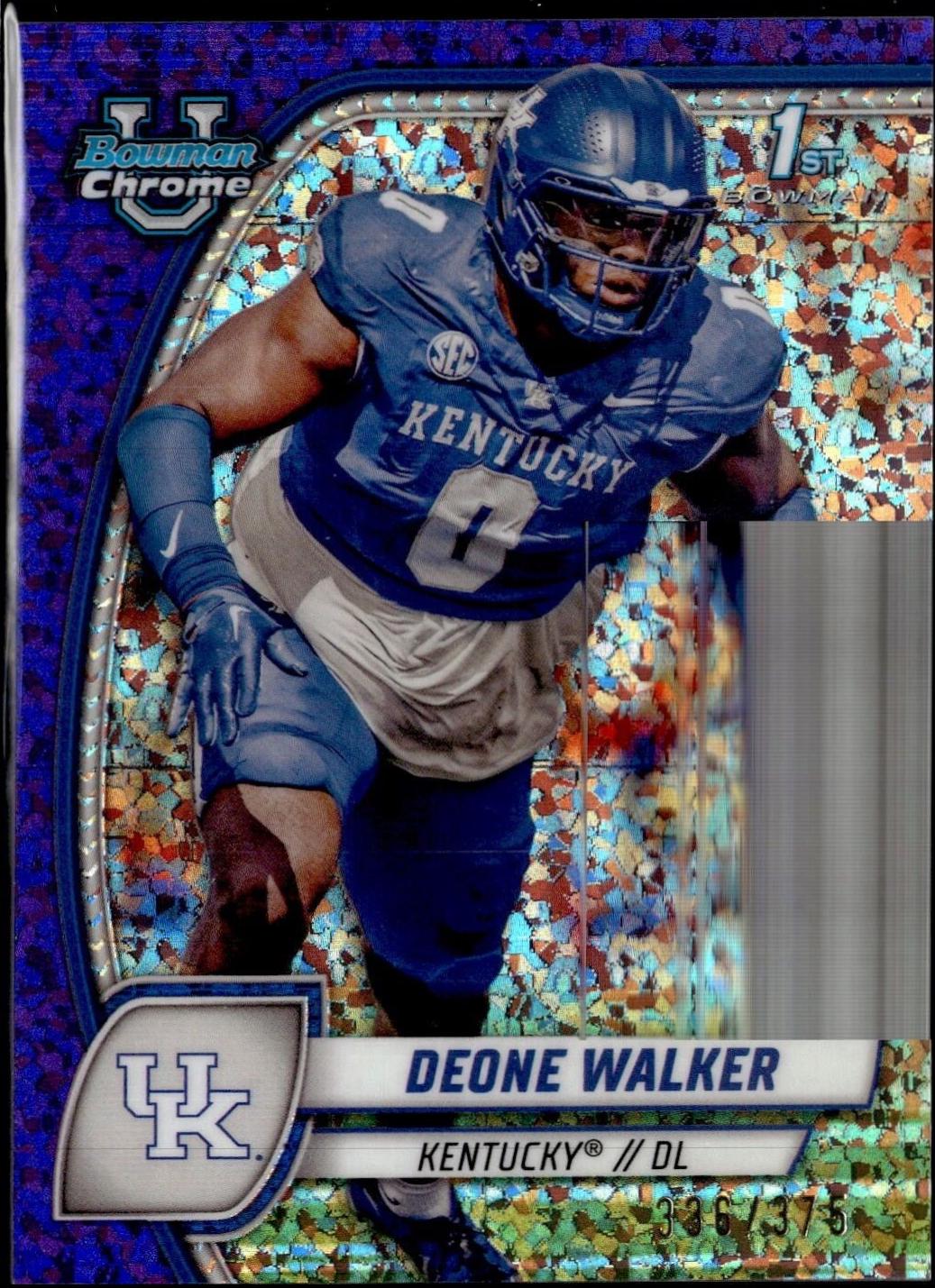 Deone Walker [Purple Mini Diamond Refractor] #57