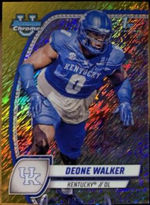 Deone Walker [Shimmer Gold Refractor] #57