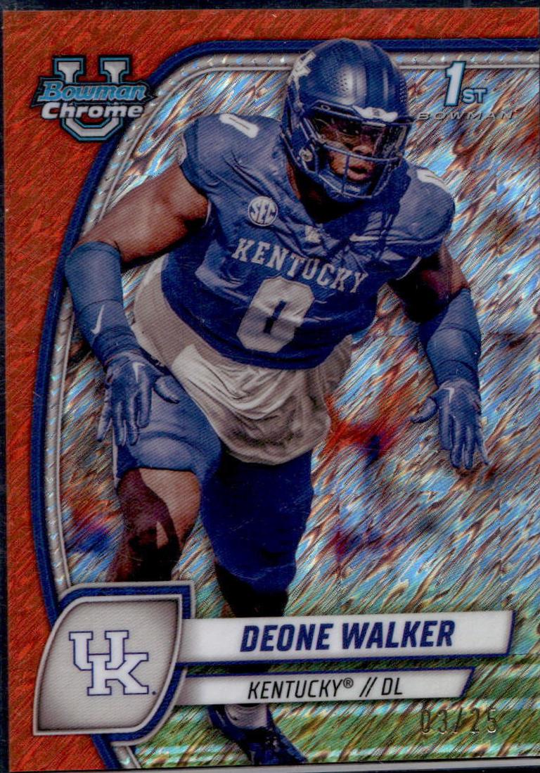 Deone Walker [Shimmer Orange Refractor] #57