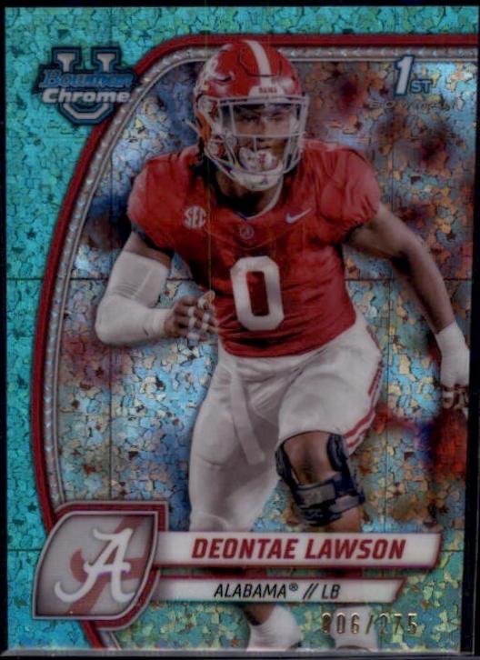 Deontae Lawson [Aqua Mini Diamond Refractor] #58