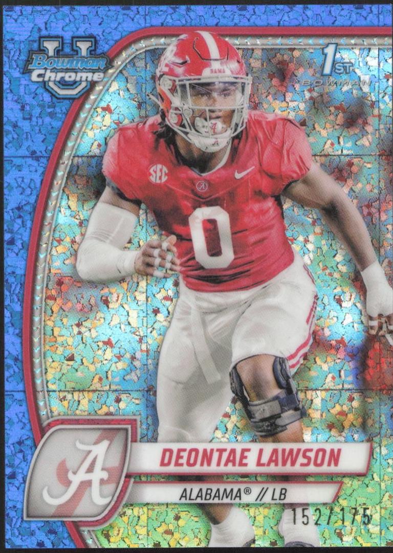 Deontae Lawson [Blue Mini Diamond Refractor] #58