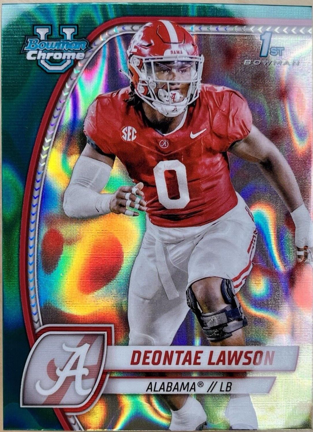 Deontae Lawson [Green Lava Refractor] #58