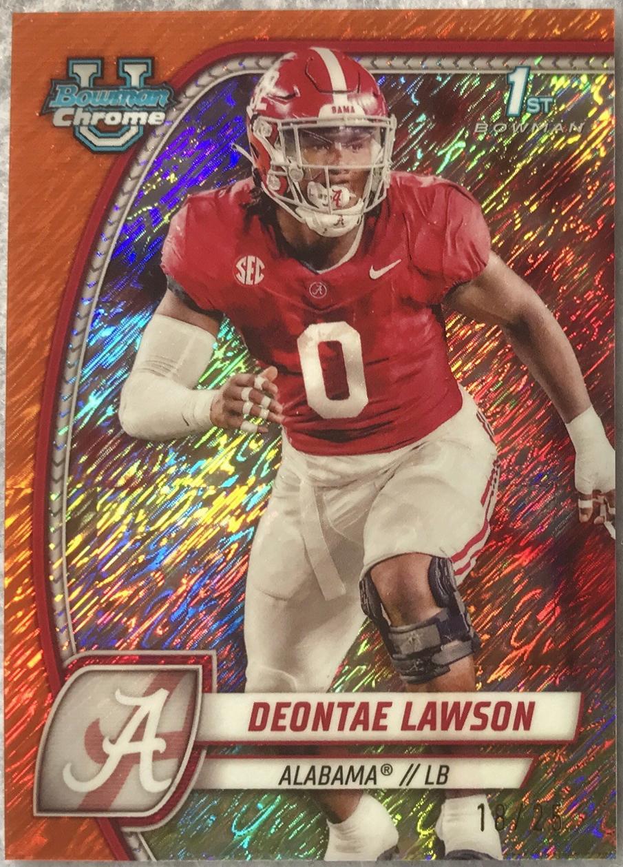 Deontae Lawson [Shimmer Orange Refractor] #58