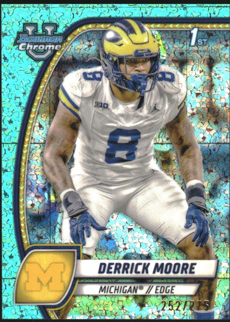 Derrick Moore [Aqua Mini Diamond Refractor] #59