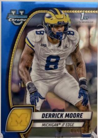 Derrick Moore [Blue Refractor] #59