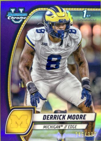 Derrick Moore [Purple Refractor] #59