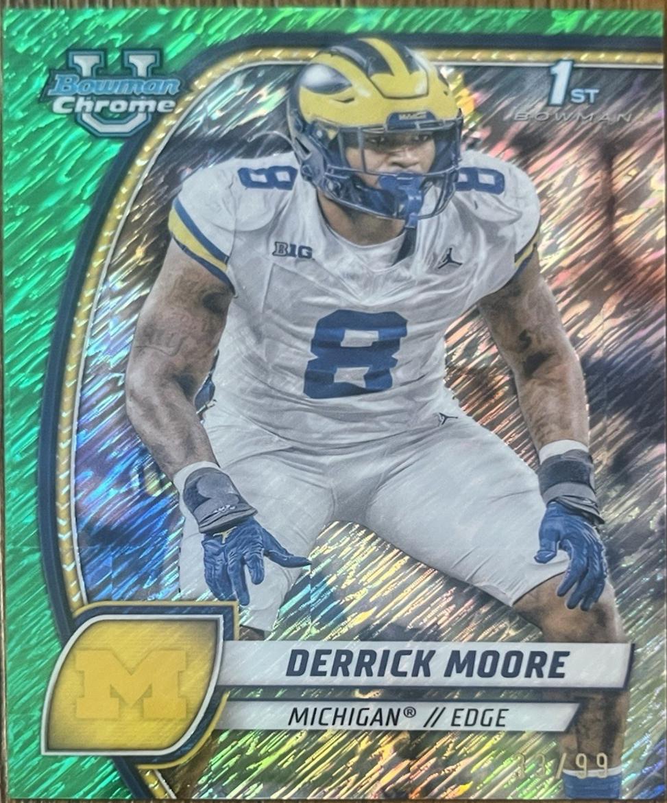 Derrick Moore [Shimmer Green Refractor] #59