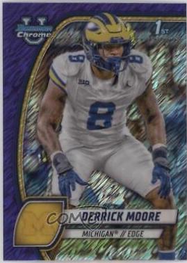 Derrick Moore [Shimmer Purple Refractor] #59