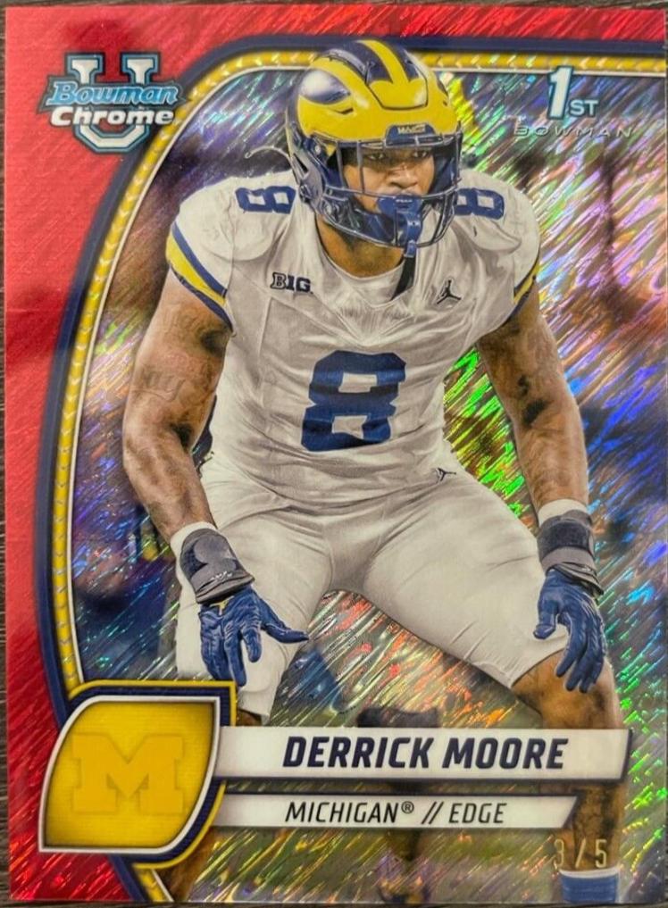 Derrick Moore [Shimmer Red Refractor] #59