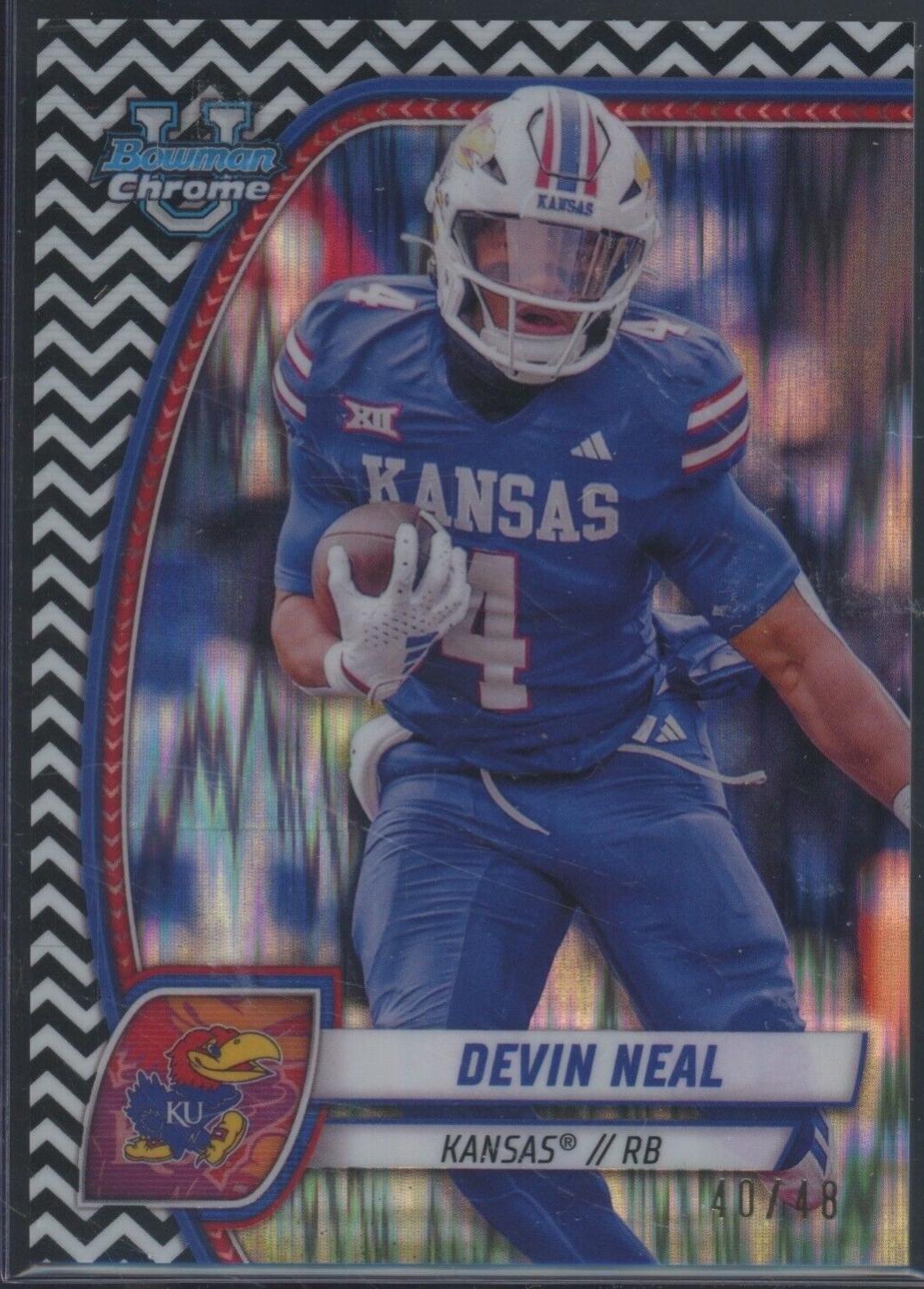 Devin Neal [Black White Stealth Refractor] #61