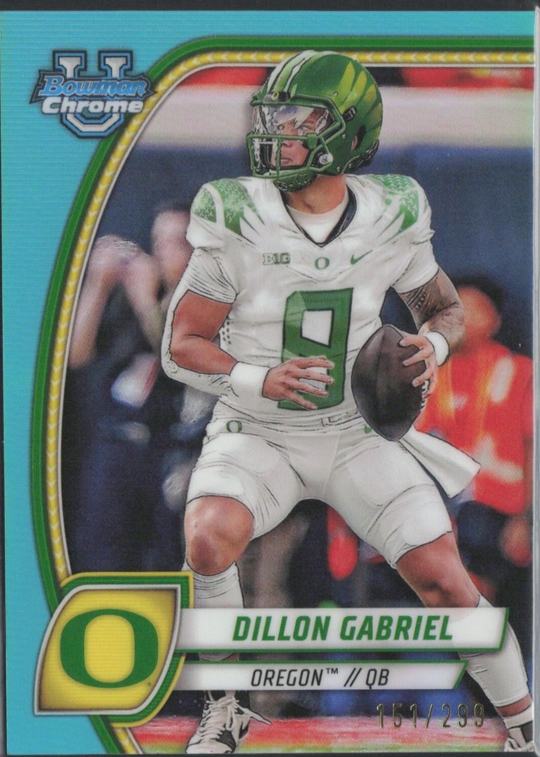 Dillon Gabriel [Aqua Refractor] #3