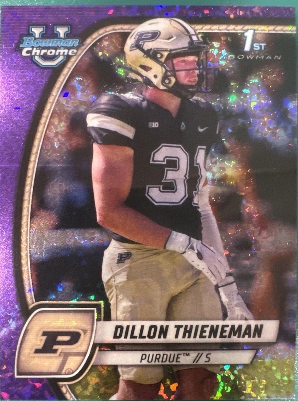 Dillon Thieneman [Purple Mini Diamond Refractor] #62