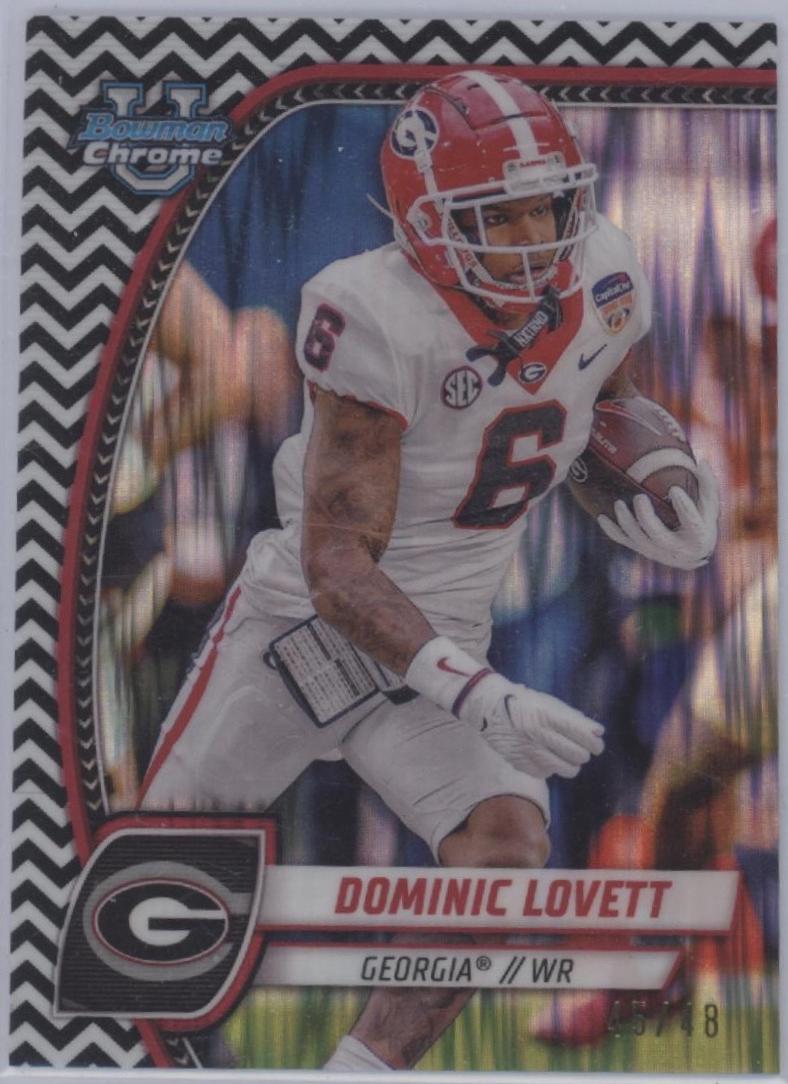 Dominic Lovett [Black White Stealth Refractor] #64