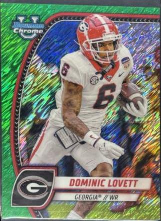Dominic Lovett [Shimmer Green Refractor] #64
