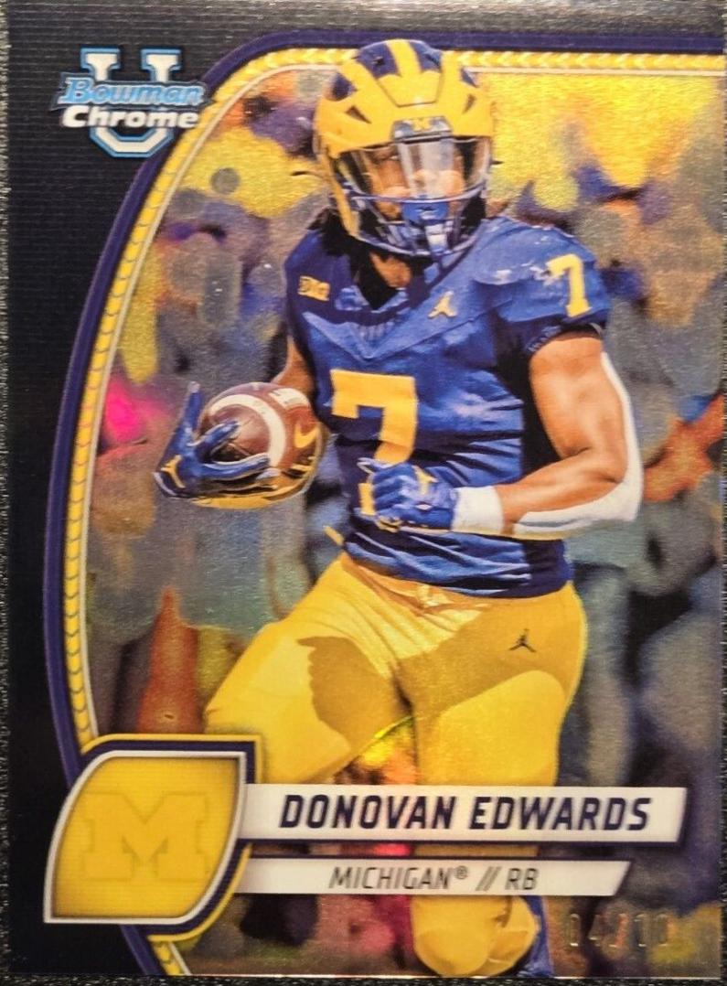 Donovan Edwards [Black Refractor] #66