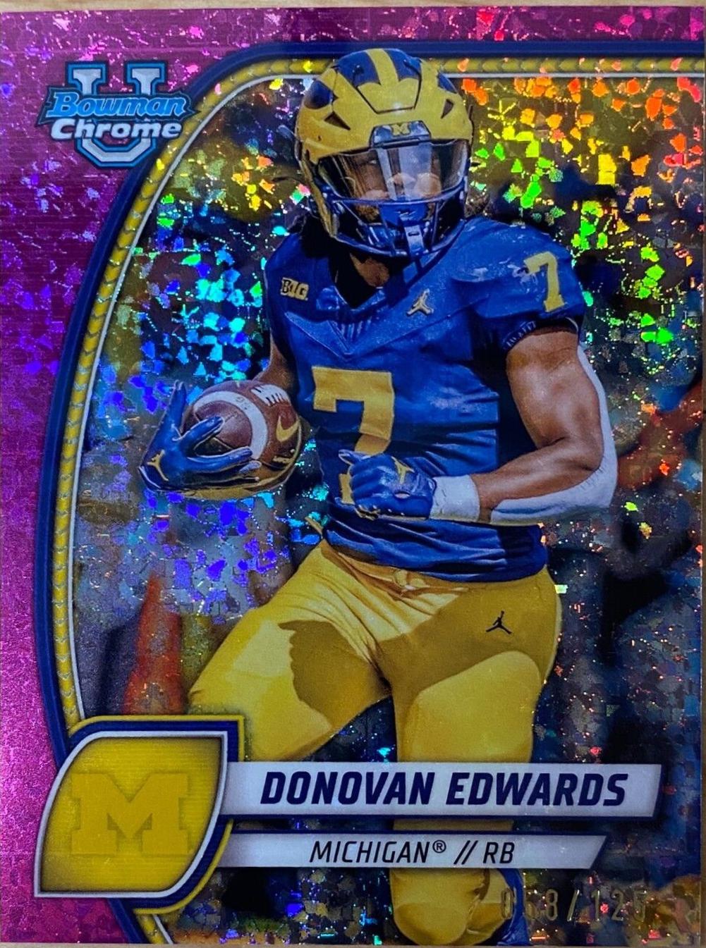 Donovan Edwards [Fuchsia Mini Diamond Refractor] #66