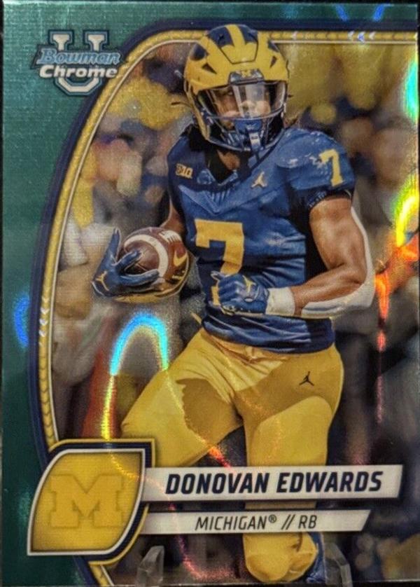 Donovan Edwards [Green Lava Refractor] #66
