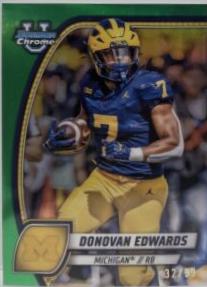 Donovan Edwards [Green Refractor] #66