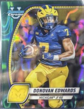 Donovan Edwards [Teal Lava Refractor] #66