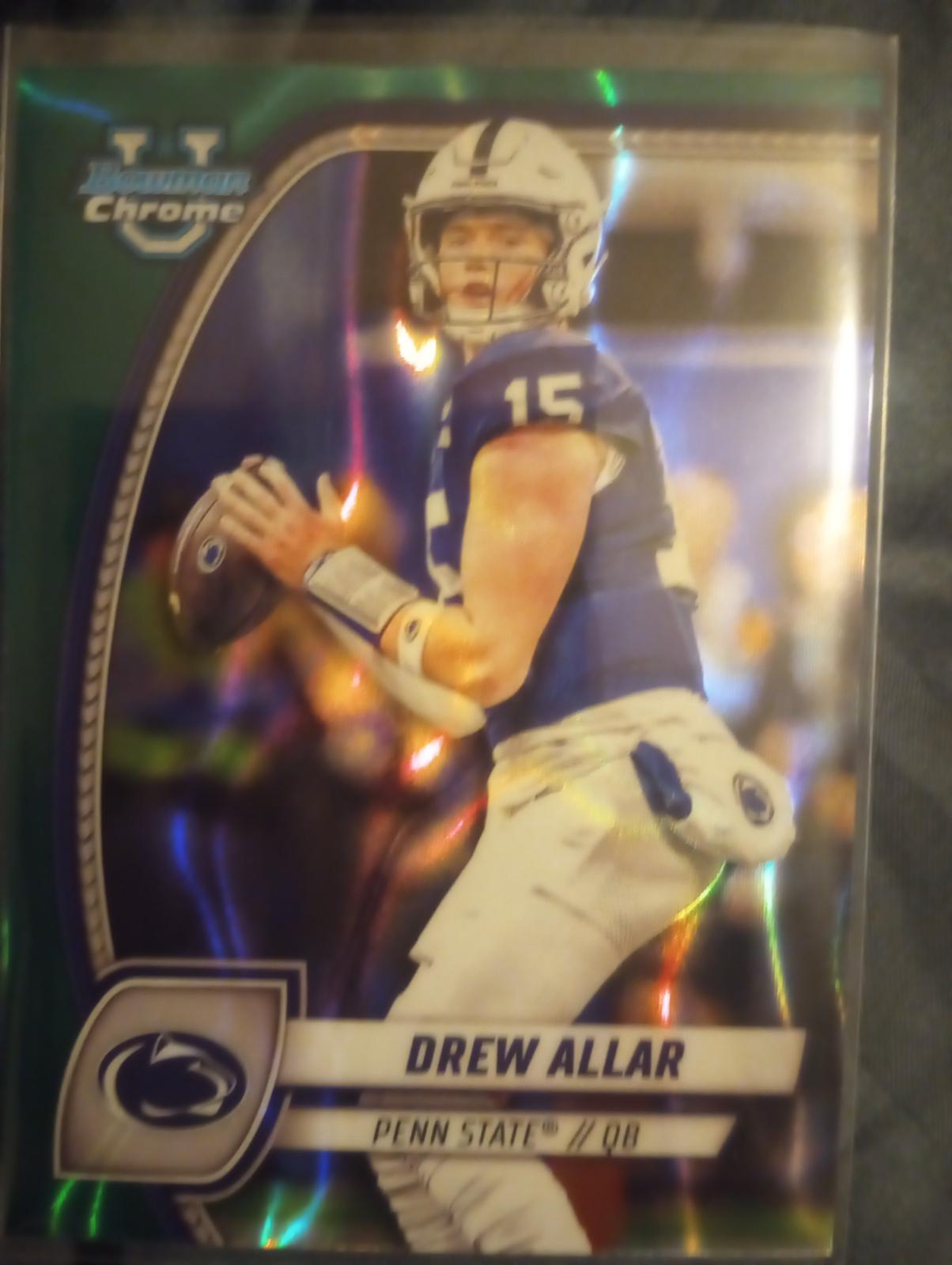 Drew Allar [Aqua Refractor] #4